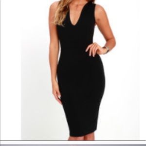 Lulus Black Bodycon Dress